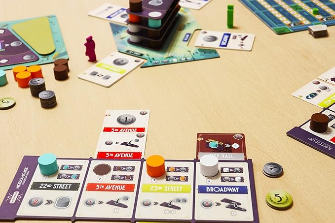 Flatiron Board Game - Build The Iconic New York Skyscraper! Architectural Strategy Game Fun Family Game for Kids &amp Adults Ages 12+ 1-2 Players 45 Minute Playtime Made by Ludonova