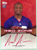 Jerrel Jernigan 2011 Topps Rookie Red Zone Autograph Rookie #RZRA-JJE - 041/100 - New York Giants