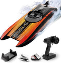 volantexrc Remote Control Boats for Pools and Lakes 30+MPH AtomicXS High Speed RC Boat for Adults Gifts with 2 Batteries &amp Reverse Function (795-5 Orange)