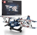 Mould King 24066 Race Plane Model Building Set for Kids STEM Toy Gift for Boys and Girls Ages 8+ Propeller Airplane Blocks Set for Display Collection(540PCS)