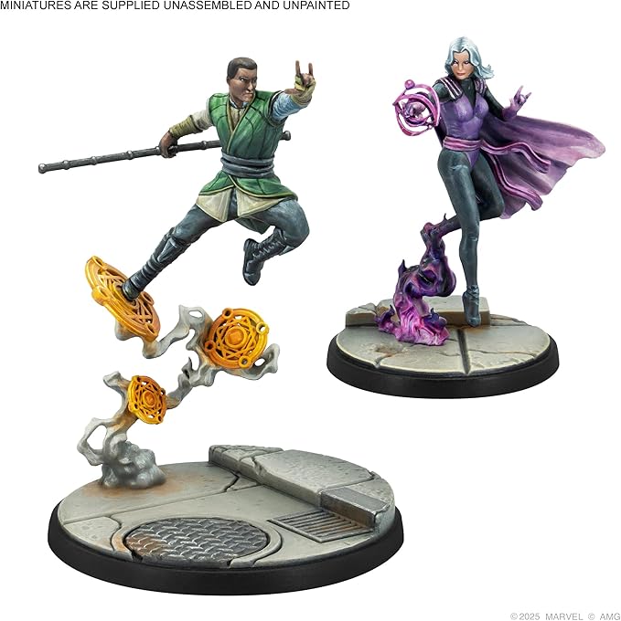 Asmodee Marvel: Crisis Protocol Convocation Affiliation Pack - Includes Doctor Strange Clea Mordo &amp The Ancient One Tabletop Superhero Game Ages 14+ 2 Players 90 Minute Playtime