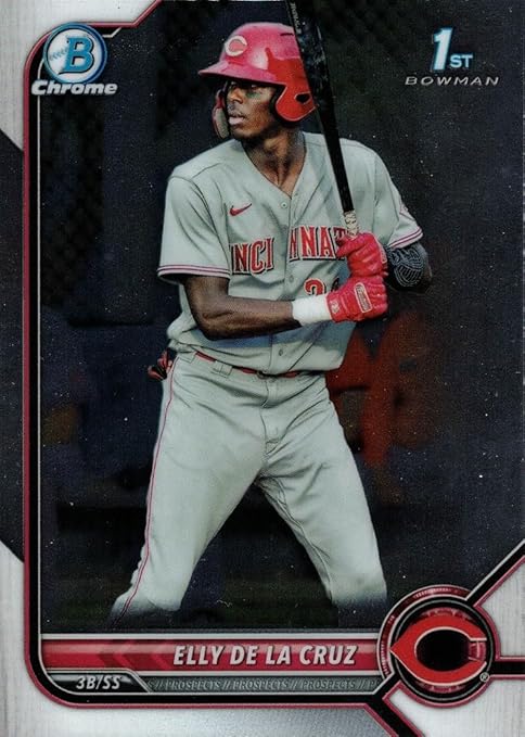 2022 Bowman Chrome Prospects Baseball #BCP-50 Elly De La Cruz Pre-Rookie Card - 1st Bowman Chrome Card
