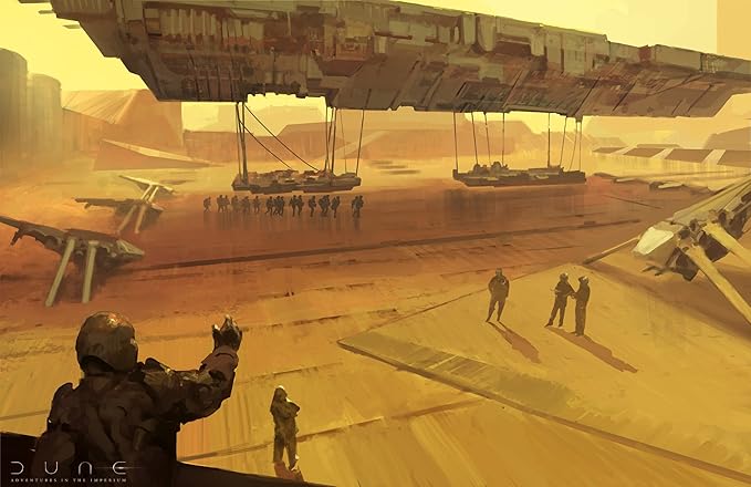 Modiphius Entertainment Dune RPG Core Rulebook New Version of the 2D20 System Science Fiction Strategy Role Play Game For Ages 14 and up
