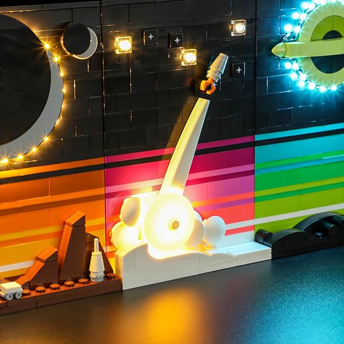 BRIKSMAX Led Lighting Kit for Lego-21340 Tales of The Space Age - Compatible with Lego Ideas Building Set- Not Include Lego Set
