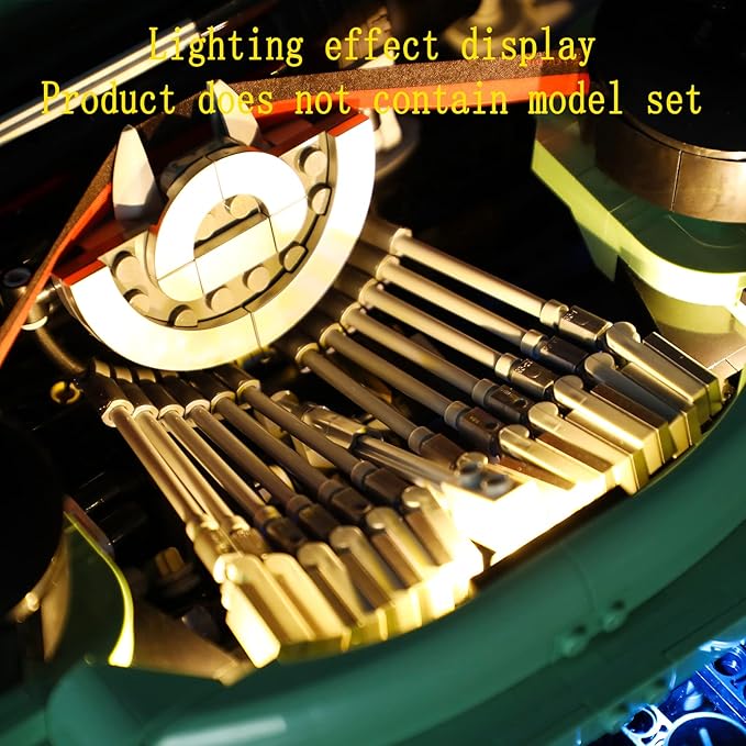 LED Light Kit Compatible with Lego Typewriter - Lighting Set for Ideas 21327 Building Model (Model Set Not Included)