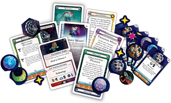 Cosmic Odyssey Board Game EXPANSION - Classic Strategy Game of Intergalactic Conquest for Kids and Adults Ages 14+ 3-8 Players 2-3 Hour Playtime Made by Fantasy Flight Games