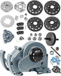 RC Transmission Complete Upgrades Part for 1/10 Slash 2WD(VXL)Rustler 2WD(VXL)Stampede 2WD(VXL)Bandit 2WD(VXL)Alloy Aluminum GearboxReplace #3695Titanium Titanium(1set)