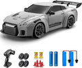 ACAMMZAR RC Drift Car 1:24 Remote Control Car for Kids 20KM/H 4WD High Speed RC Cars with LED Lights Two Batteries Extra Drifting Tires Vehicle for Adults Boys Girls