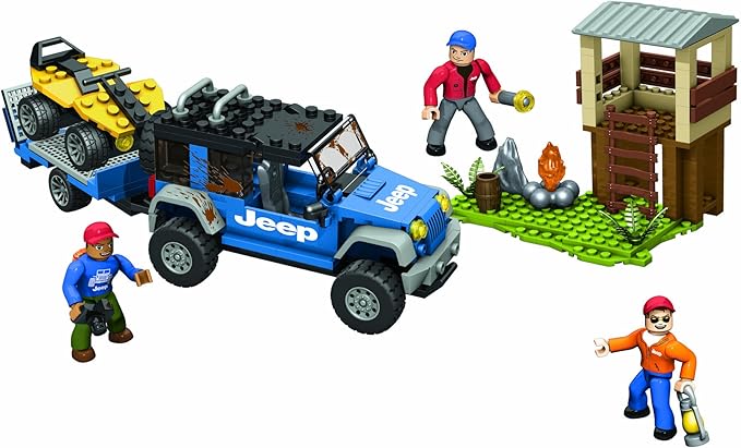 Mega Bloks Jeep Forest Expedition Building Set