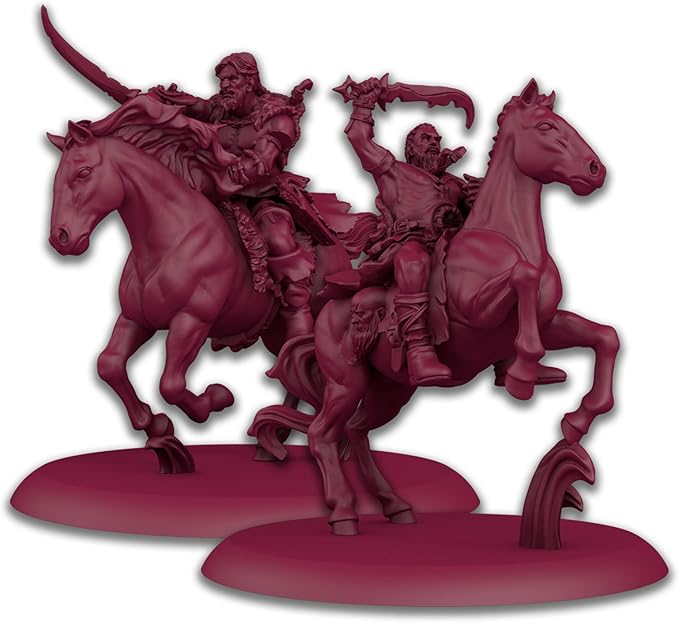 CMON A Song of Ice and Fire Tabletop Miniatures Dothraki Veterans Unit Box - Fearless Warriors of The Great Grass Sea Strategy Game for Adults Ages 14+ 2+ Players 45-60 Minute Playtime Made