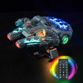 BrickBling LED Light Compatible with Lego 75375 Millennium Falcon 25th Anniversary Buildable Starship Remote Control Version Lighting-No Model