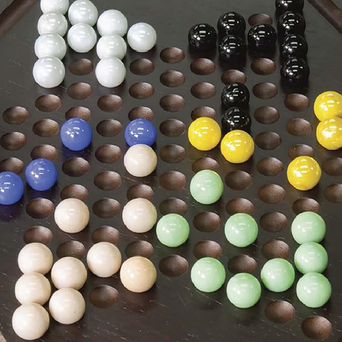 Merchant Ambassador Craftsman Deluxe Chinese Checkers Set