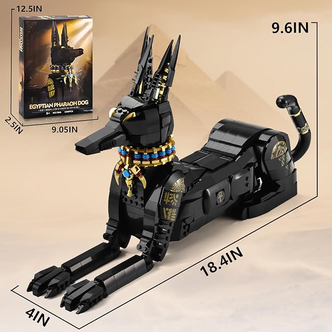 BNG Dog Building Set for AdultsAnimal Dog Model Building Blcoks for Home DecorCreative Gifts for Teens Adult(1208PCS)