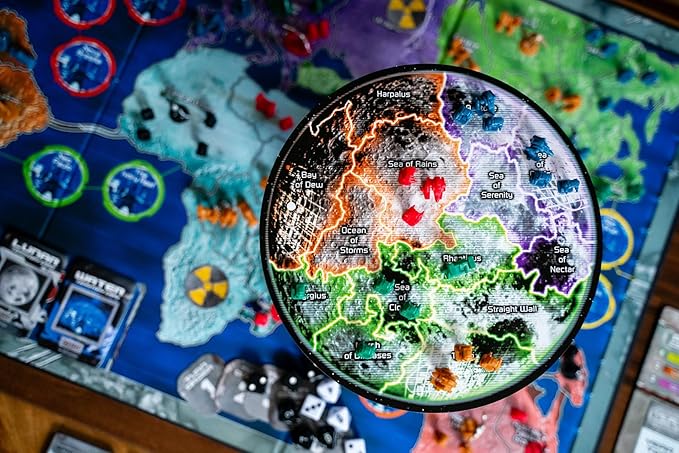 Renegade Game Studios Risk 2210 A.D. Board Game - Strategy Mechs Commanders Moon &amp Underwater Ages 10+ 2-5 Players