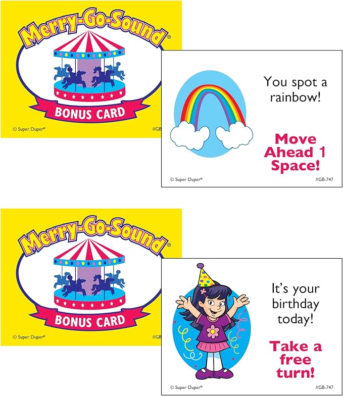Super Duper Publications | Merry-Go-Sound® Word Phrase &amp Sentence Articulation Board Game | Educational Learning Resource for Children