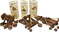 PATHFINDERS Leonardo Da Vinci weapons mini model kits catapult crossbow bombard set of 3 Engineering kits Educational Toys for Kids Science kit for Kids Age 8-10 10-12 stem Projects Wood Building Kits