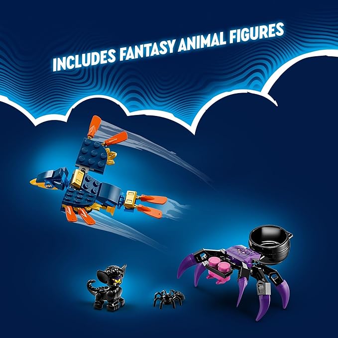 LEGO DREAMZzz The Sandman’s Tower Kids’ Castle Toy Playset with Toy Spider and Bird Fantasy Gift for Girls and Boys Aged 9 and Up 71477