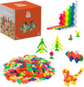PLUS PLUS 600 Piece Interlocking Building Blocks for Kids Open Ended Connecting Toys STEM Bin Classroom Mini Manipulatives Play Tube - Neon Color Mix