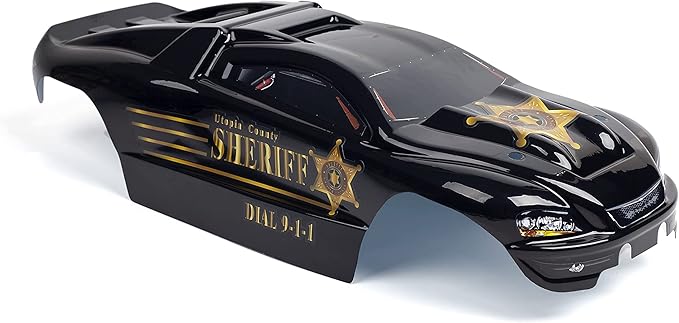 SummitLink Custom Body Police Style Compatible for E-Revo 1/10 Scale RC Car or Truck (Truck not Included) ER-PB-01