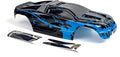 SummitLink Custom Body Muddy Blue Over Black Style Compatible for E-Revo 1/10 Scale RC Car or Truck (Truck not Included) ER-BB-01