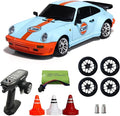 Skymaker Porsche 911 RC Drift Car 1/18 RWD (Blue) | Metal Tires 2.4GHz Remote &amp Gyro for Adults