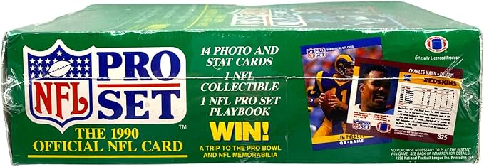 NFL 1990 Pro Set Football Cards