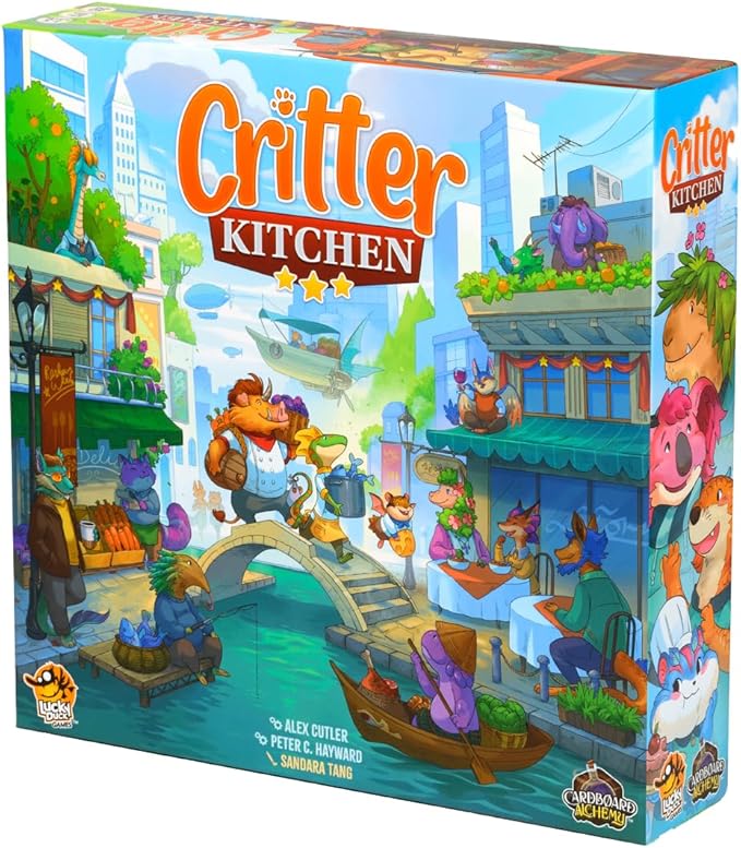 Lucky Duck Games Critter Kitchen | Strategy Game | Chefs Compete for a Restaurant Critic | 1-5 Players Ages 12+