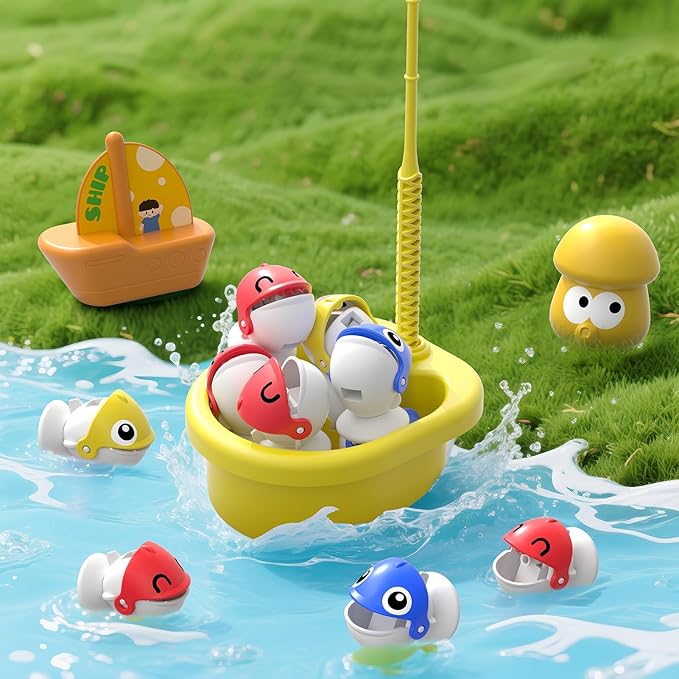 Magnetic Fishing Game for Kids Toddlers Ages 3-5 5-7 Kids Toddler Fishing Game Fish Toy Board Game for Toddlers 3 4 5 6 7 8 Years Old Birthday Gifts