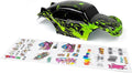 SummitLink Custom Body Compatible for 1/10 1/8 Scale RC Car or Truck (Truck not Included) (Muddy Green Over Black)