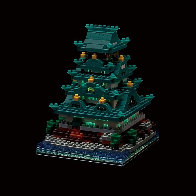 nanoblock - World Famous Buildings - Osaka Castle Sight to See Series Building Kit