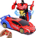 Spider RC Transforming Robot Hobby Cars - Remote Control Car for Toddler 1:18 Scale 360° Rotation 2.4 Ghz Remote Electric Vehicles Fight Toys for 3+ Years Old Children as Birthday Gift