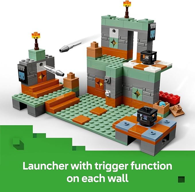LEGO Minecraft The Trial Chamber Building Toy - Gamer Playset for Kids Girls and Boys Ages 8+ - Includes Shadow Hoodie Minifigure for Pretend Play - Gift Idea for Birthday - 21271
