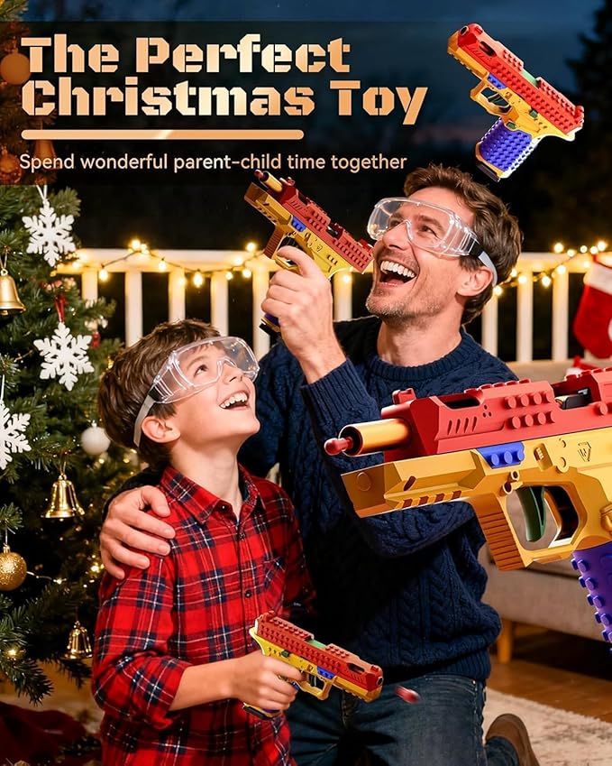 Tactical DIY Building Block Grip Set Fun Building Block Kit with Display Stand for Adults Creative Building Grip Kit (Two Sets)