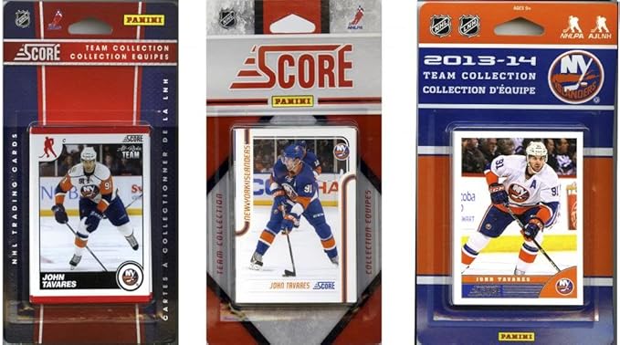 NHL New York Islanders 3 Different Licensed Trading Card Team Sets
