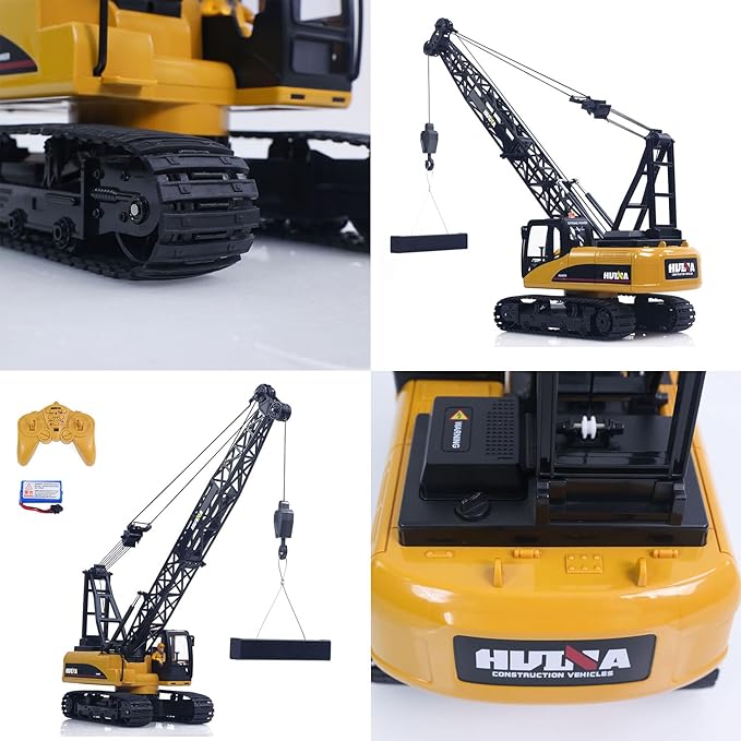 TOUCAN RC HOBBY HUINA 572 15CH RC 1/14 Construction Crane Truck Tower Excavator Model Car Toy
