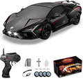 RC Drift Car Drifting RC Car 1/24 4WD Drift Cars Remote Control 2.4GHz Racing RC Vehicle with LED Lights Rechargeable Battery and Drifting Tires Racing Sport Toy Cars for Adults Boys Kids