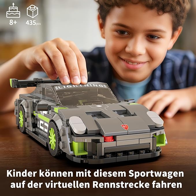 Mould King 27116 911 Speed Champion Technik Car Building Set Classic Racing Car Model Kits for Display Gift Ideas for Birthdays and Fans (435+PCS)