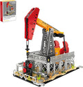City Gas Station Building JJ9221 Set 666pcs Modular Chemical Plant Bricks Kit with Storage Tank &amp Lab Compatible with Lego City MOC Display Model for Adults &amp Kids Age 6+