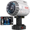 Reobrix Aircraft Turbofan Engine Building Sets Engine Model Kit that Works Mechanical Engineering Building Blocks with Motor 1813 Pcs STEM Airplane Engine Model Building Kits for 14+ (No.33019)