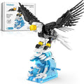 Bald Eagle Building Sets Easter Articulated Wings Ocean Base 1018 PCS Mechanical Motion Model Display Gift Christmas Birthday Ages 14+