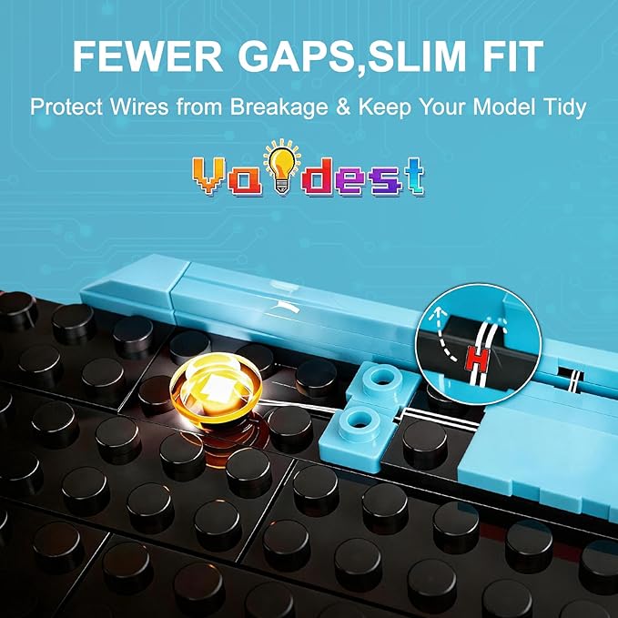 Vaodest LED Light for Lego Battle Bus 77073 SetDesign and Configuration Compatible with Model 77073(LED Light Only Not Building Block Kit)