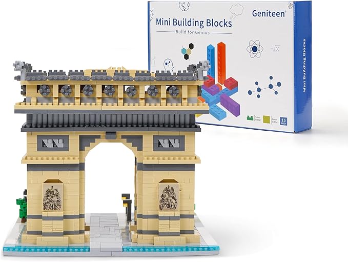 Building Blocks Set Arc De Triomphe Model Micro Building Blocks 2020 PCS Famous Architecture Building Kit Gifts for Kids and Adult