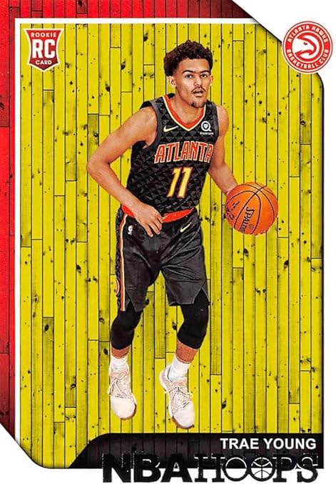 2018-19 Panini Hoops #250 Trae Young Atlanta Hawks RC Rookie NBA Basketball Trading Card