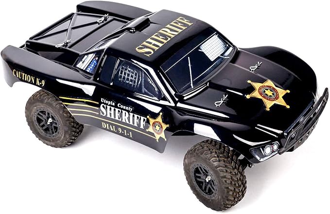 SummitLink Compatible Custom Body Police Style Replacement for 1/10 Scale RC Car or Truck (Truck not Included) SS-PO-02
