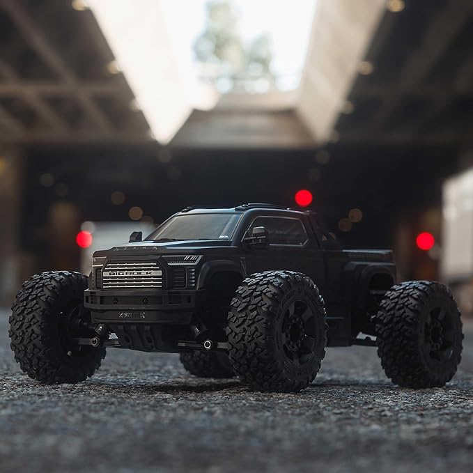 ARRMA RC Truck 1/10 Big Rock 4X4 223S BLX BRUSHLESS Street Truck RTR (Batteries and Charger Not Included) with DSC (Black) ARA4312V4T1