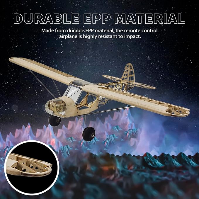 Dancing Wings Hobby S38 Savage Bobber 1000mm Wingspan Balsa Wood Airplane KIT/KIT+Power Combo - KIT Black