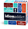 Idiom Addict Decipher The Gibberish Phrase 2400 Funny Brain Teasers Large Group Party Game for 4+ Players