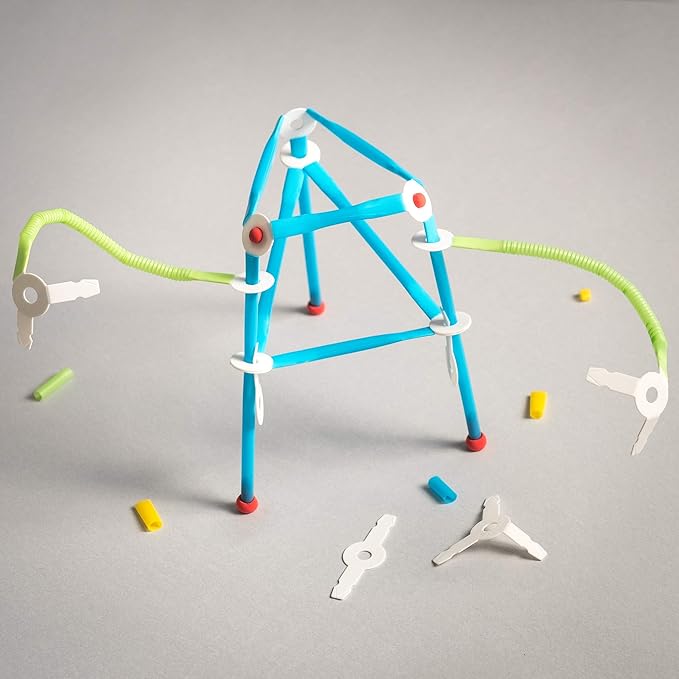 Strawbees Creature Creator Kit - Educational Connecting Toys for Makers &amp Families Building Toy Toolbox with Straws and Connectors for Creative STEM Exploration in Schools &amp Home Learning
