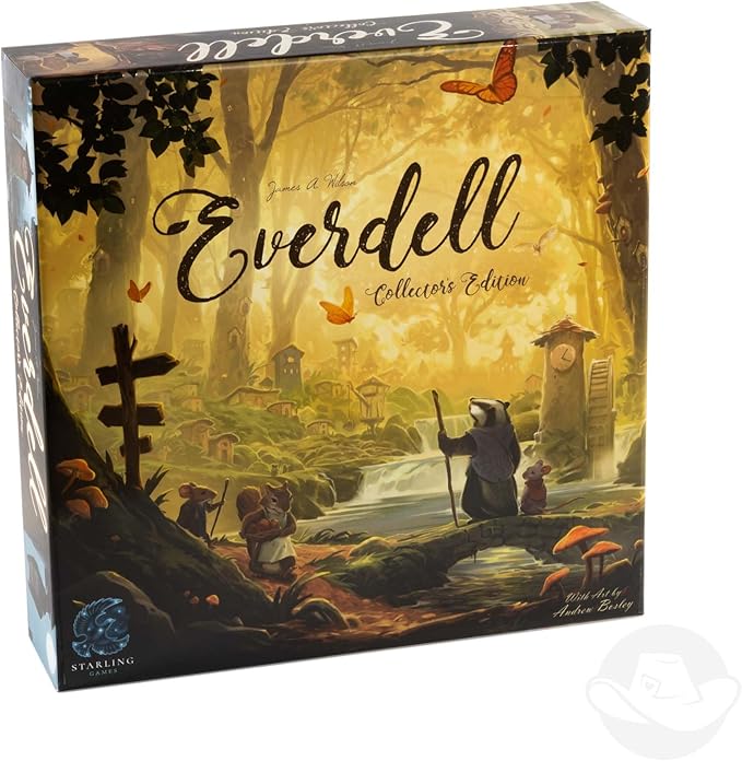 Everdell Collector’s Edition Board Game – Premium Strategy Worker Placement Game for Adults &amp Teens 1–4 Players Age 14+ Deluxe Fantasy Tabletop Game with Exclusive Content &amp Metal Tokens
