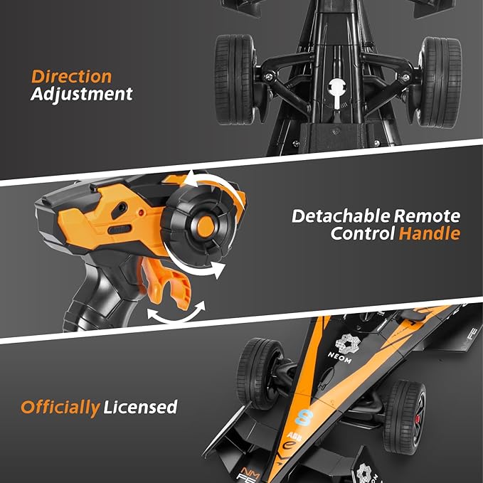 MIEBELY Remote Control Car - 1/14 Scale Authentic Licensed McLaren NEOM Formula Rc Race Car2.4GHz 3.7V 500 mAh Toys Racing Hobby Car Model Ideal Gifts for Adults Kids Boys Girls
